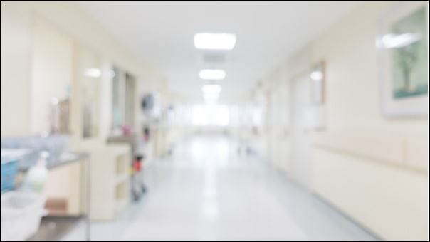 interior hospital hallway