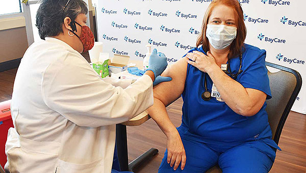 COVID-19 vaccinations at Winter Haven Hospital