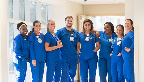 photo of 8 nurses