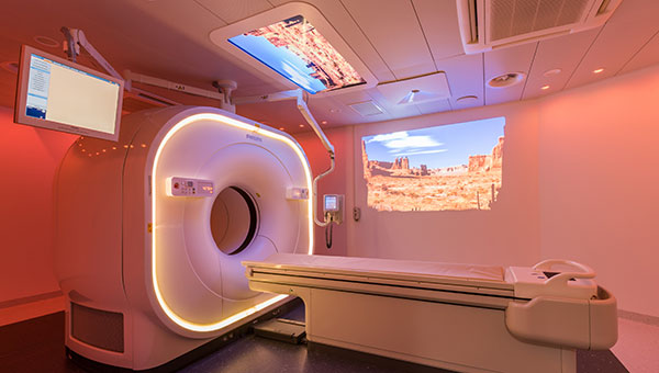 a photo of a PET CT Scan machine