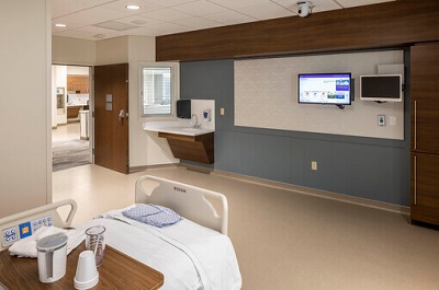 A room in the intensive care and critical care unit in Mease Countryside Hospital's Bilheimer Tower