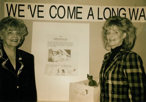 The McMullen Twins, circa 1980. Laura is on the left; Linda is on the right.