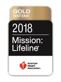 American Heart Association 2018 gold Mission Lifeline logo