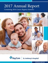 Happy family on cover of 2017 Annual Cancer Report