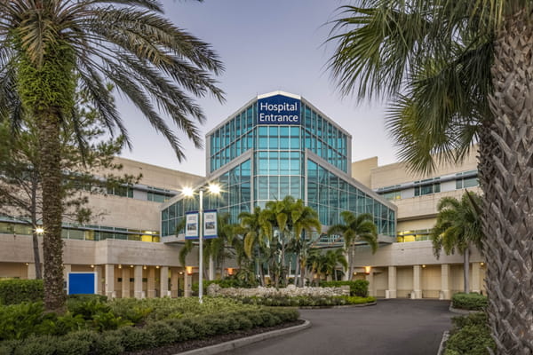 An exterior view of BayCare St. Joseph Hospital-North