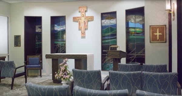 The chapel at St. Joseph's Hospital-North