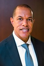 a photo of the hospital president Nate Malcolm