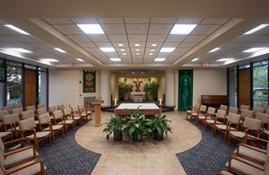 Interior of St. Joseph's Hospital chapel