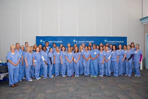 Group photo of Tampa in Scrubs Class of August 2017