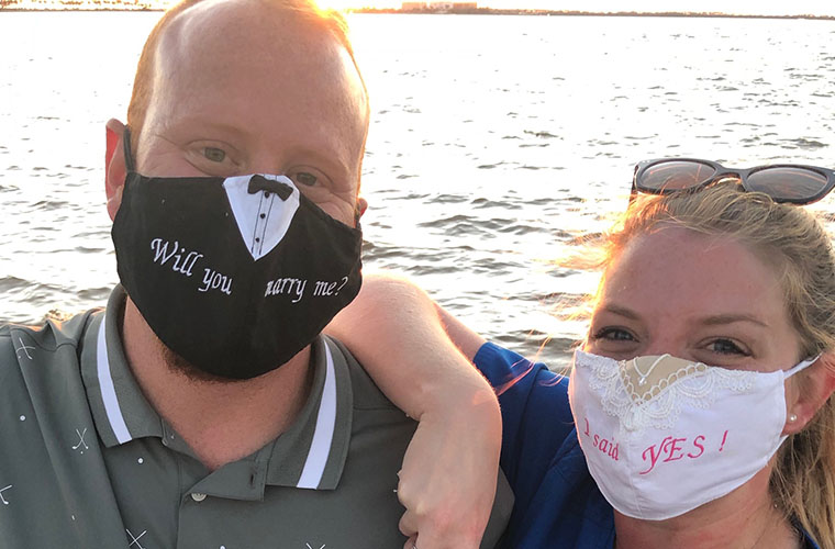 BayCare’s Face Mask Project Plays Role in Couple’s Engagement