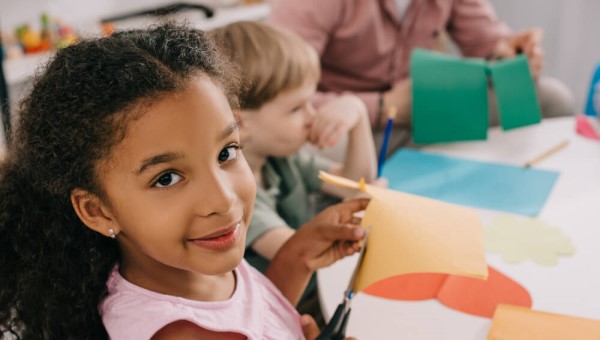 children at school