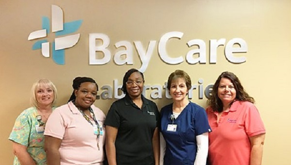 a team photo of baycare professionals