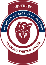 acc as transcatheter valve center certified seal